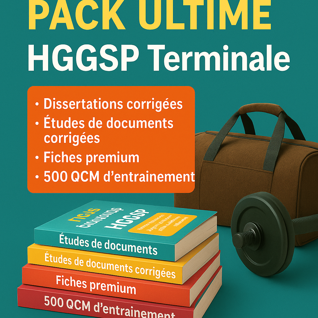 Couverture Ebook Pack Ultime HGGSP Terminale